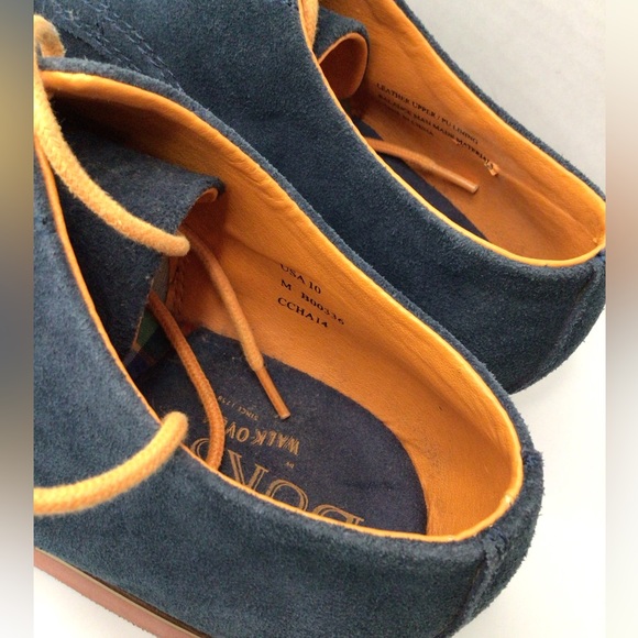 Buks by walk-over derby shoes MSRP $255. Men’s navy suede casual shoes. Size 10 - Picture 5 of 12